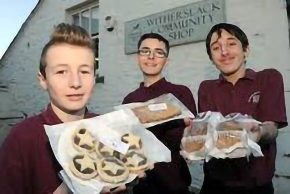 Witherslack community shop and Oversands school